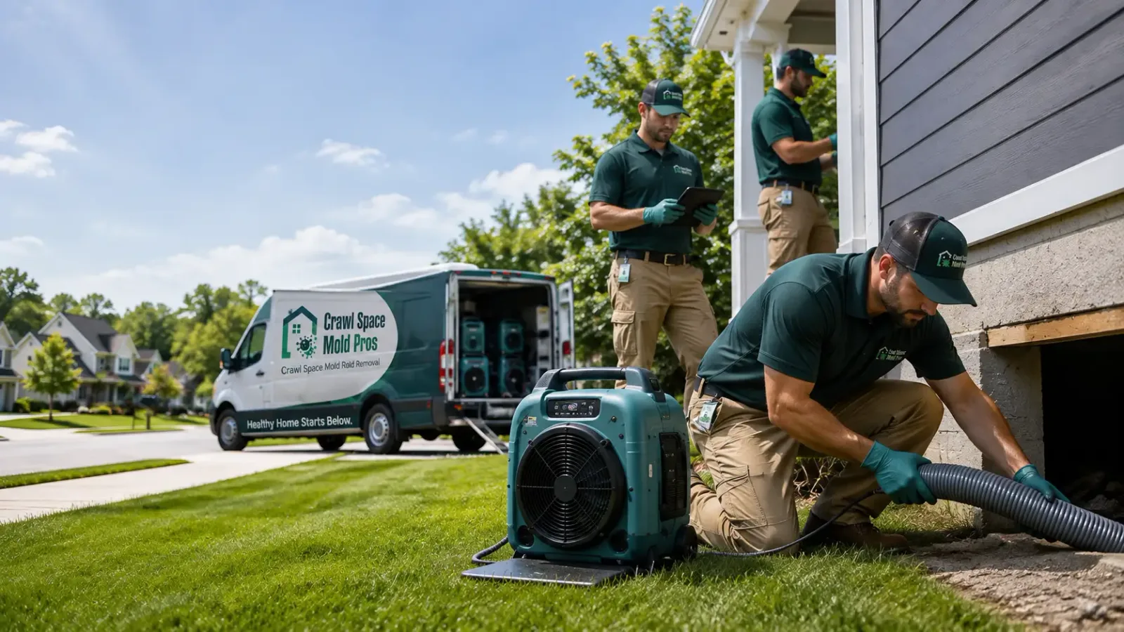 Crawl Space Mold Removal in Elm Creek, NE
